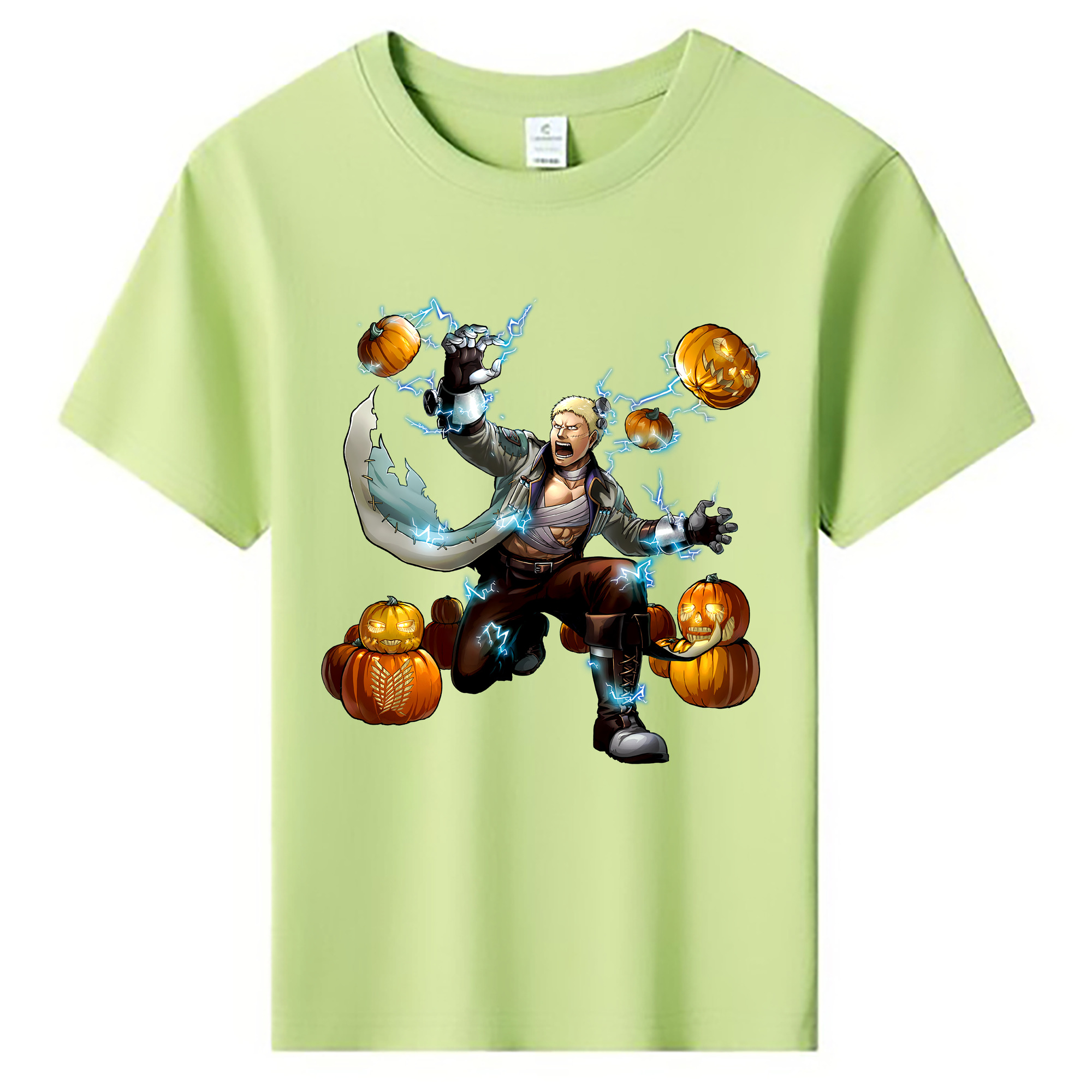 （画像用） 進撃の巨人 ライナー・ブラウン Attack on Titan Reiner Braun 綿100％キッズTシャツ（フロントプリント）